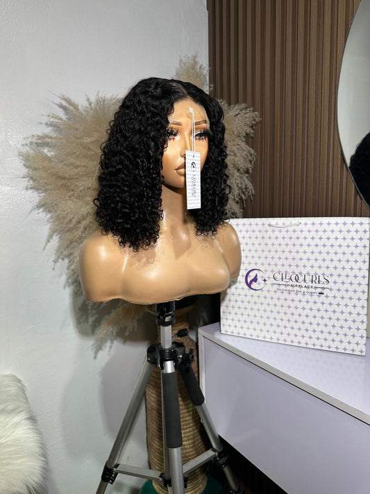 16inches Burmese curl with 5by5 closure